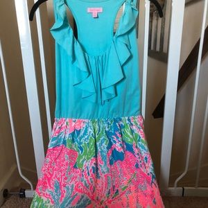 NWOT let’s cha cha dress, medium